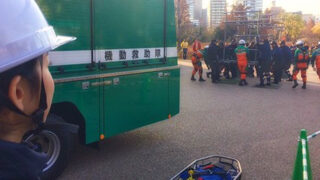 警視庁上野警察署と合同訓練